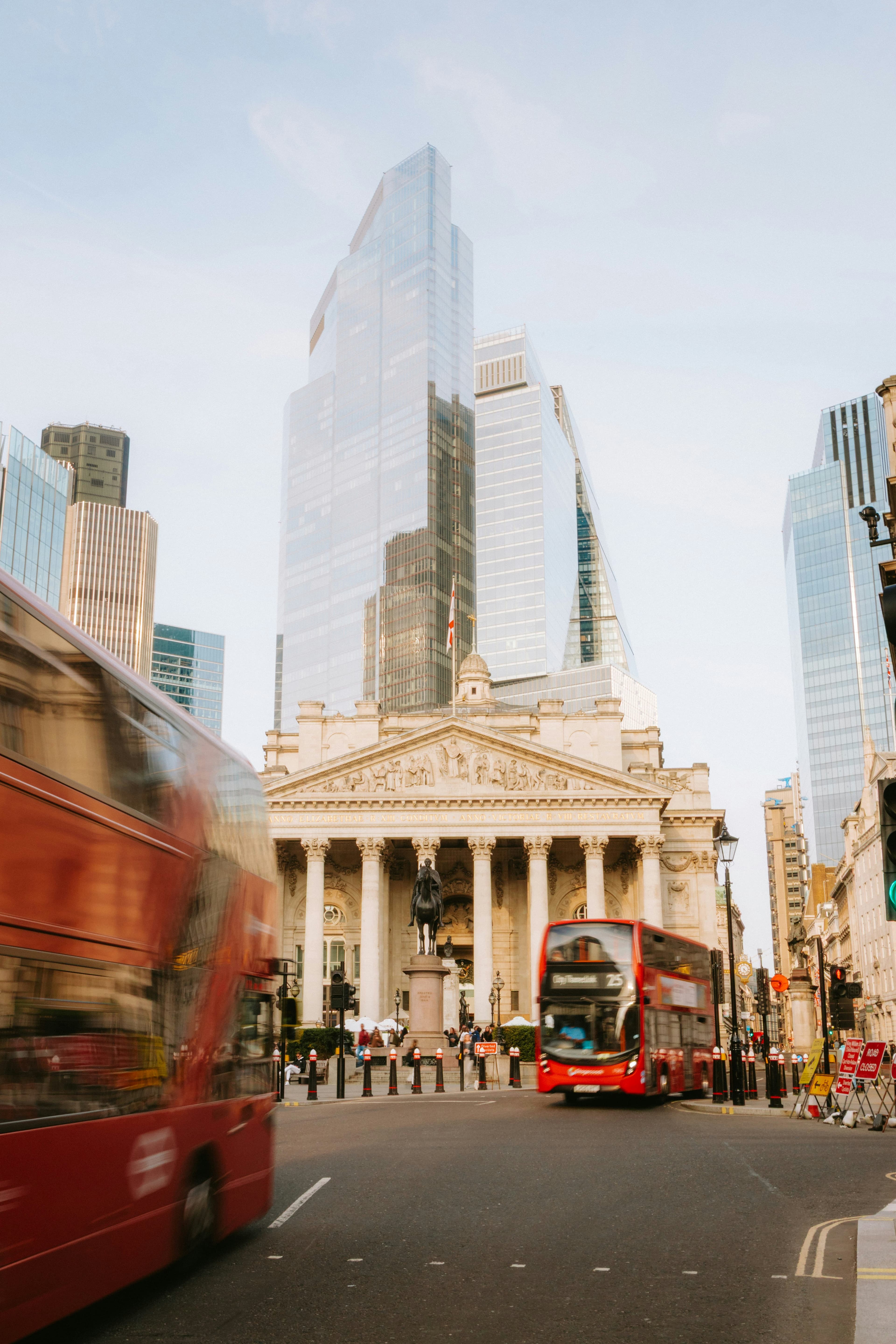 Financial district buildings representing regulated finance work